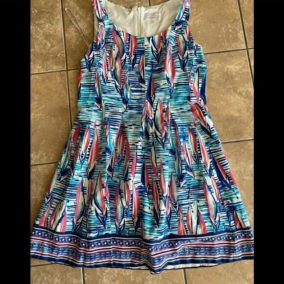 Pappagallo 16 Cotton Printed Dress - Picture 1 of 9